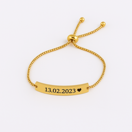 Personalisiertes Armband mit Gravur (1 Stück)